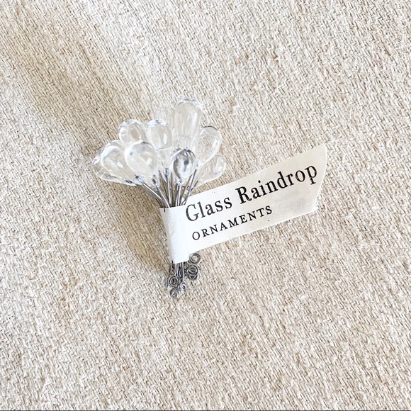 Anthropologie Raindrop Glass Ornaments - Picture 5 of 6